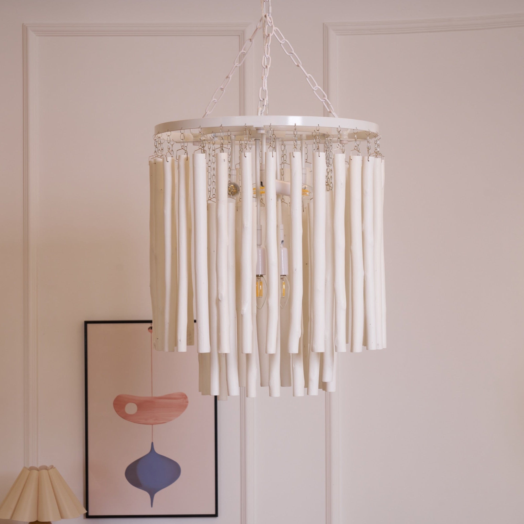 Xantir Postmodern Luxury Wood Chandelier-Neutral Decor