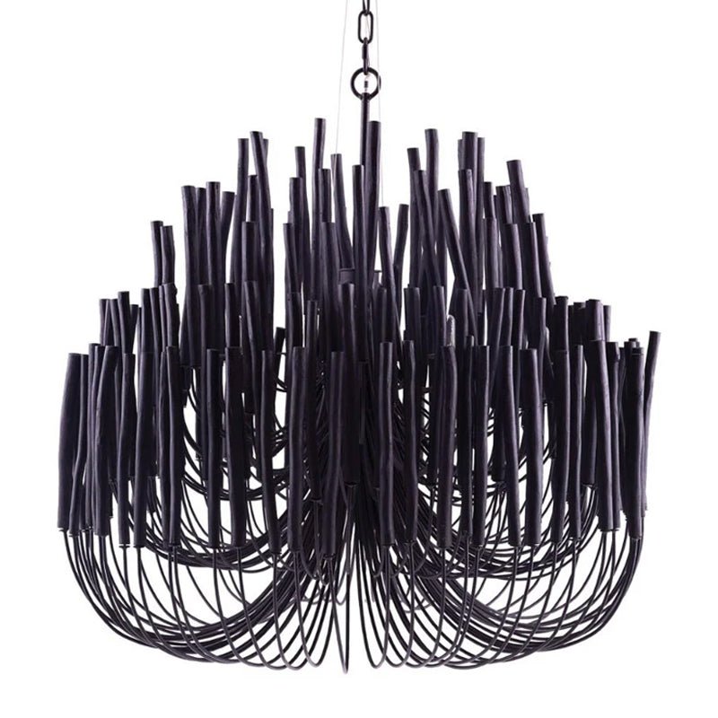 Xantir Postmodern Luxury Wood Chandelier-Neutral Decor