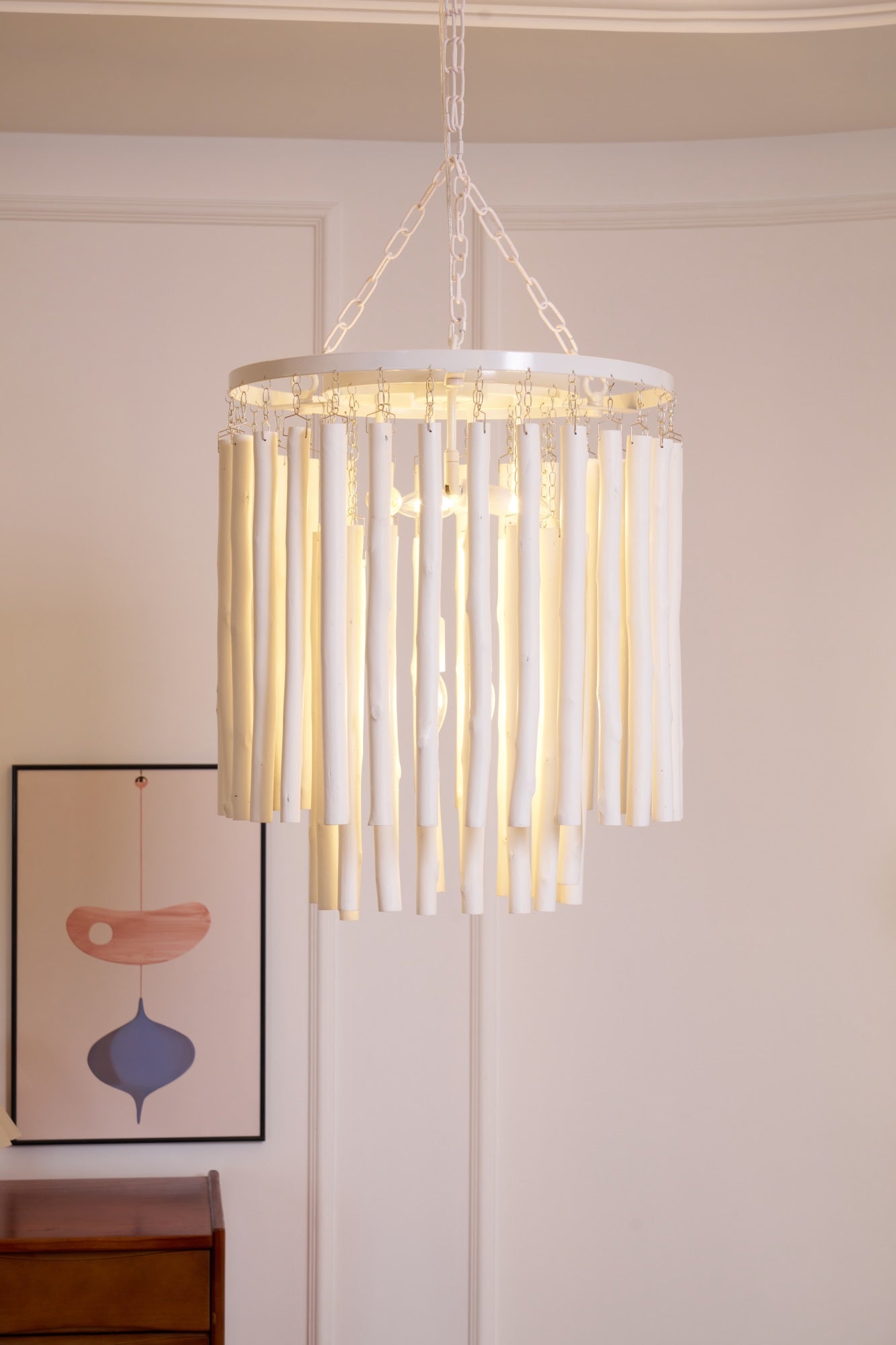 Xantir Postmodern Luxury Wood Chandelier-Neutral Decor