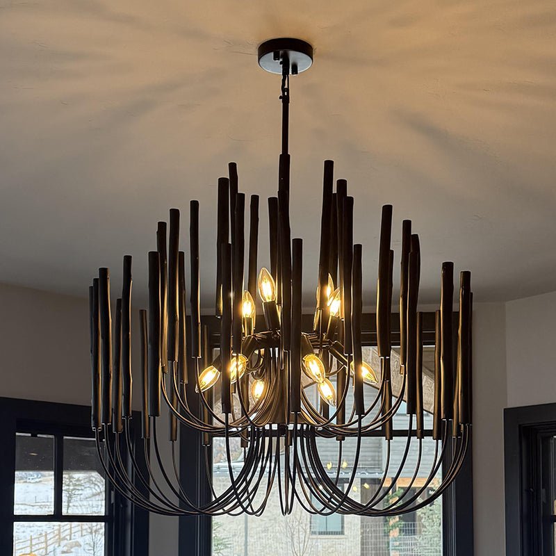 Xantir Postmodern Luxury Wood Chandelier-Neutral Decor