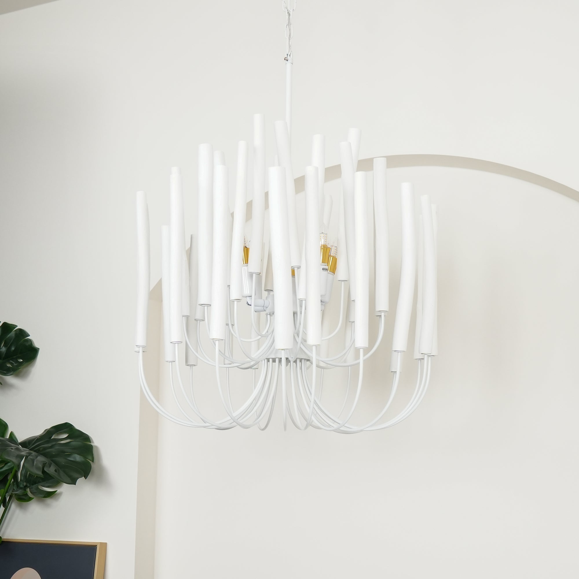 Xantir Postmodern Luxury Wood Chandelier-Neutral Decor