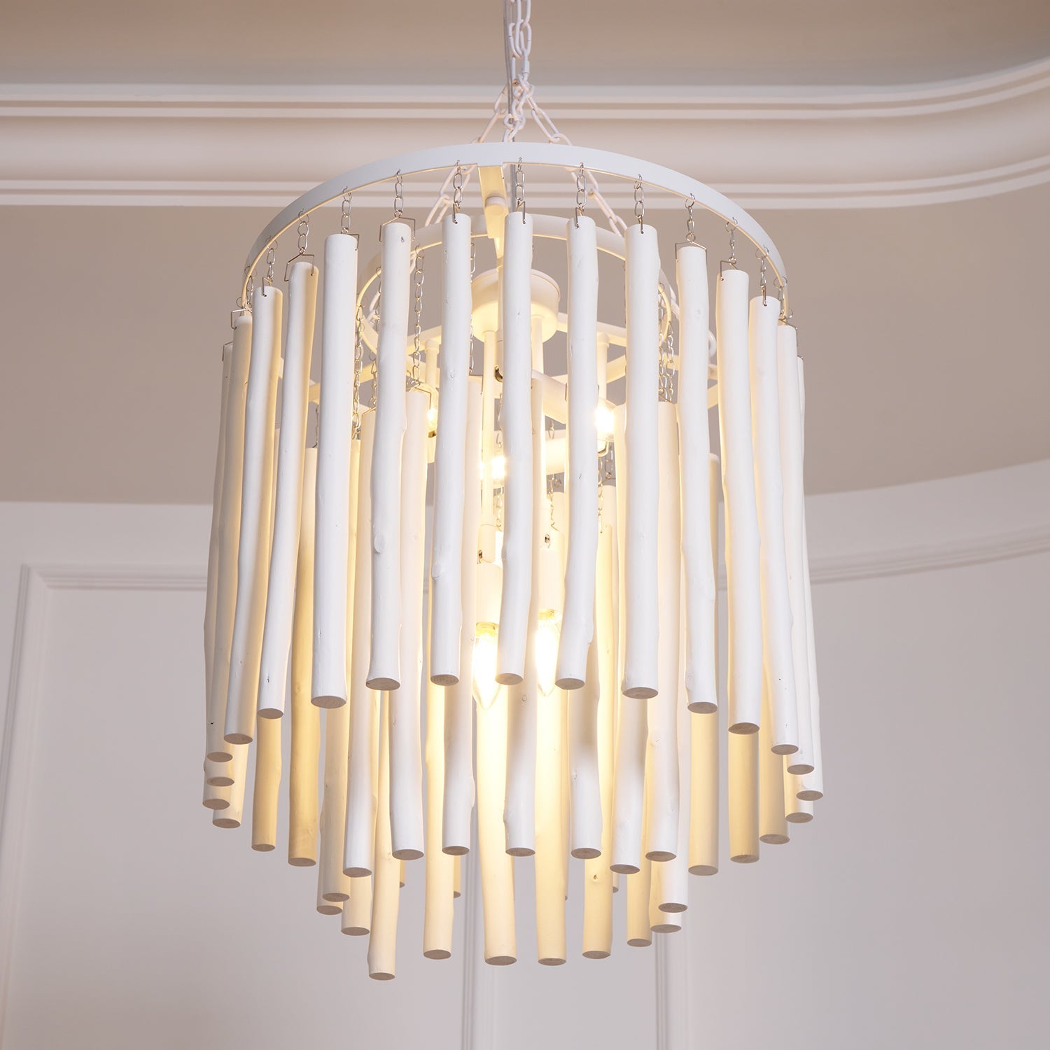 Xantir Postmodern Luxury Wood Chandelier-Neutral Decor