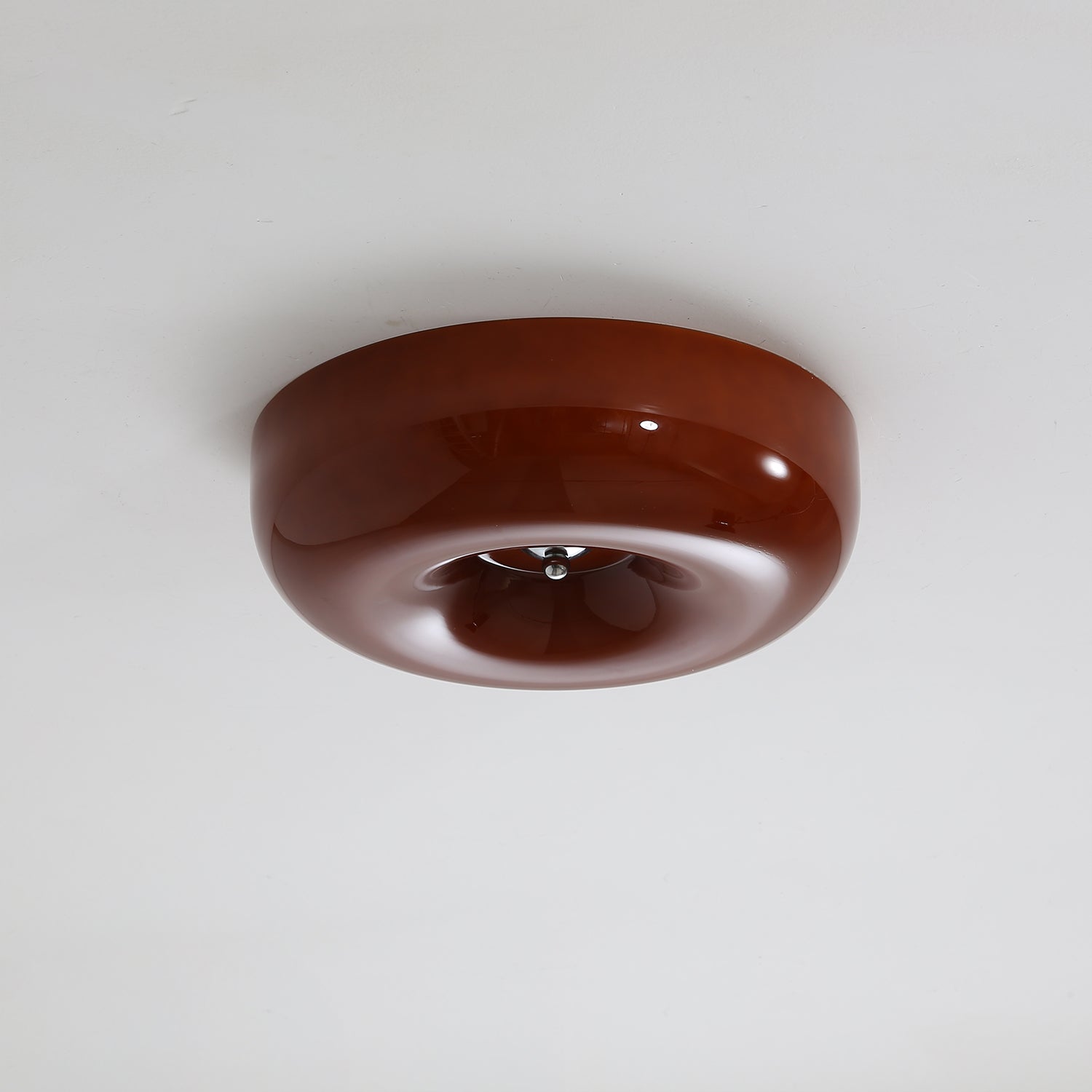 Cam Modern Minimalist Swirl Glass Ceiling Lamp-Neutral Decor