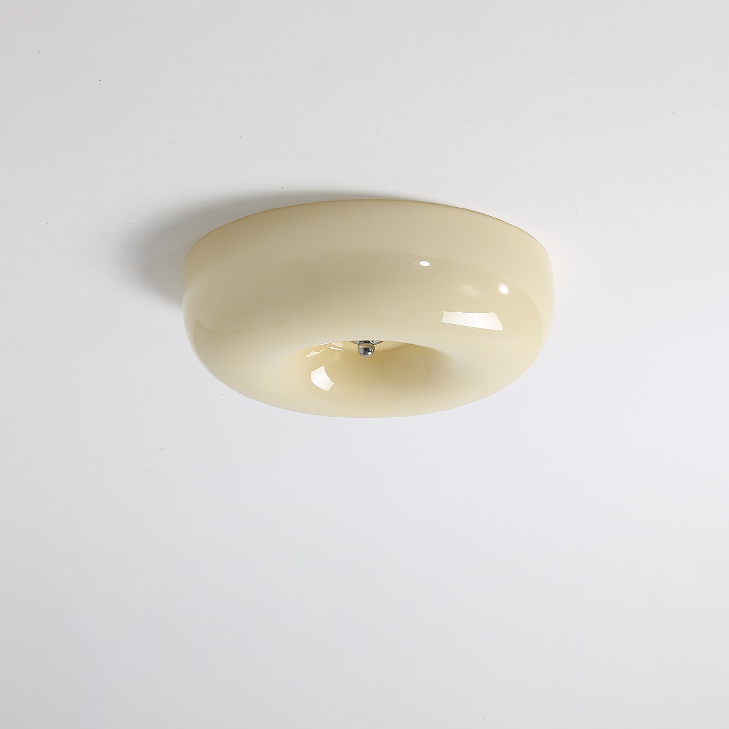 Cam Modern Minimalist Swirl Glass Ceiling Lamp-Neutral Decor