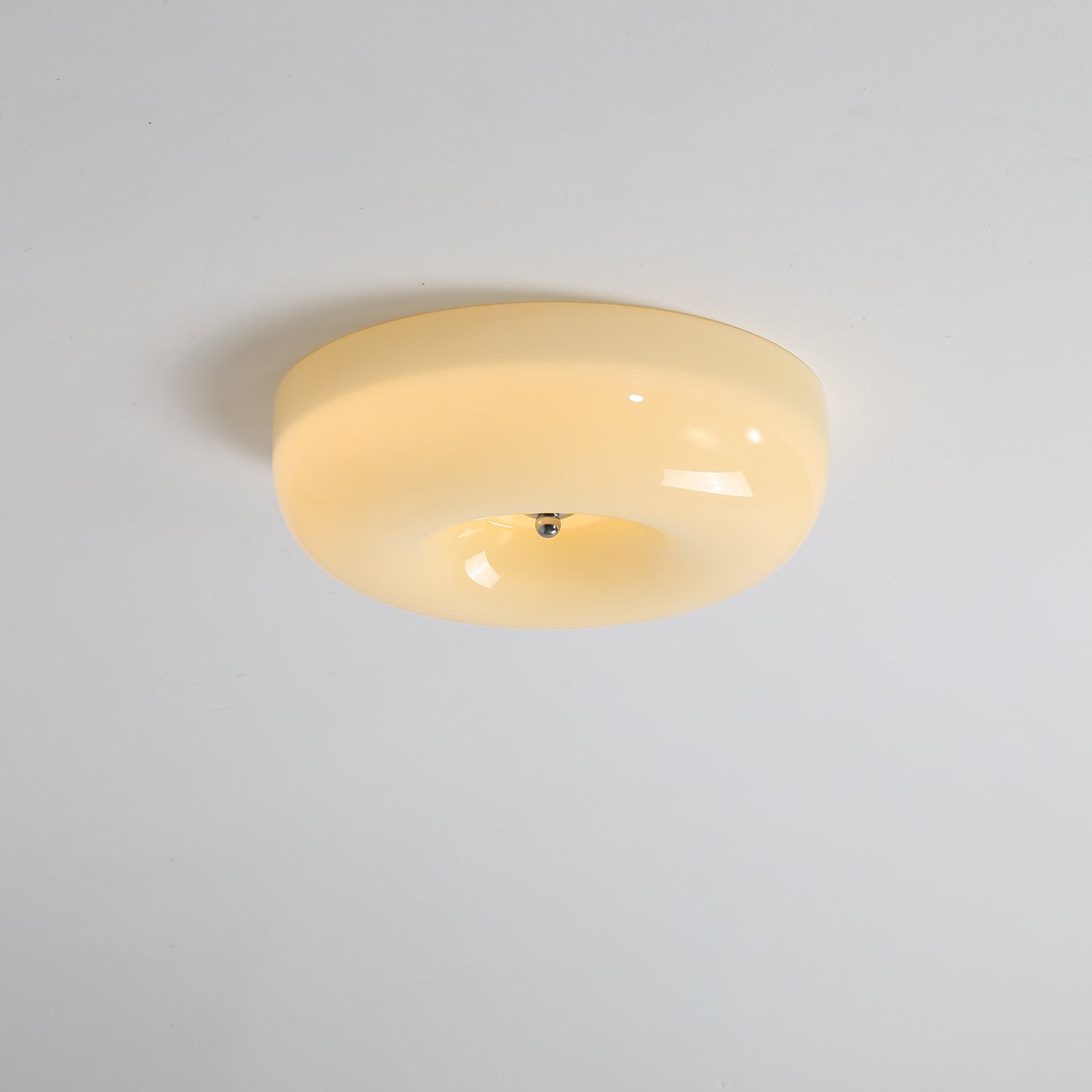Cam Modern Minimalist Swirl Glass Ceiling Lamp-Neutral Decor