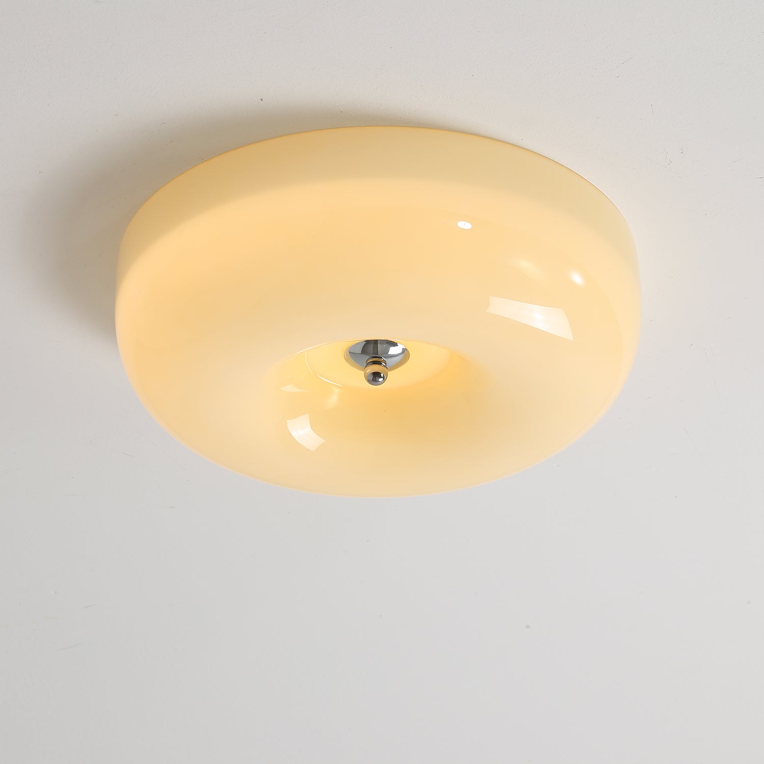 Cam Modern Minimalist Swirl Glass Ceiling Lamp-Neutral Decor