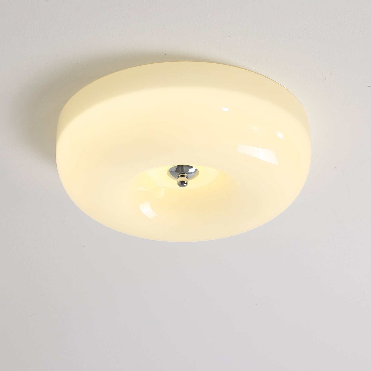 Cam Modern Minimalist Swirl Glass Ceiling Lamp-Neutral Decor