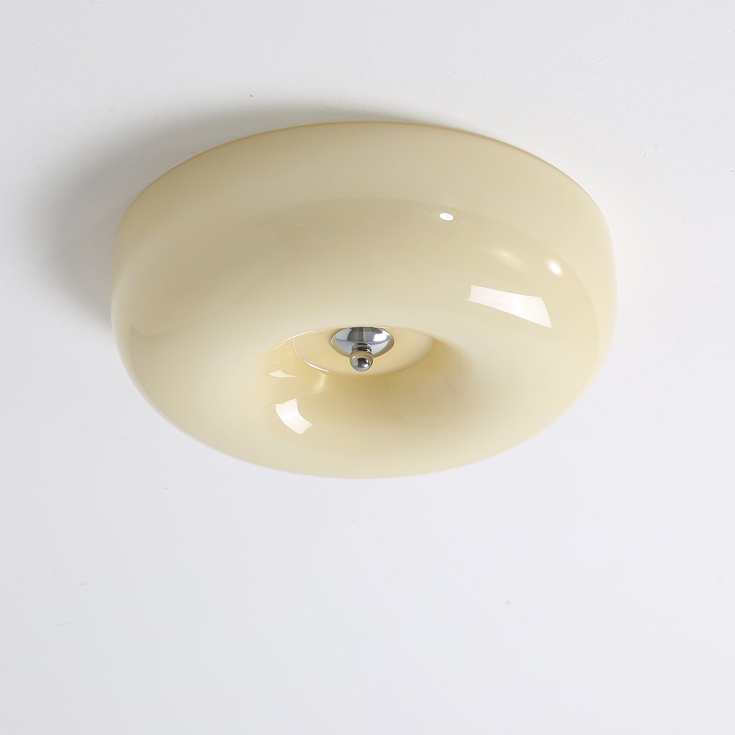 Cam Modern Minimalist Swirl Glass Ceiling Lamp-Neutral Decor
