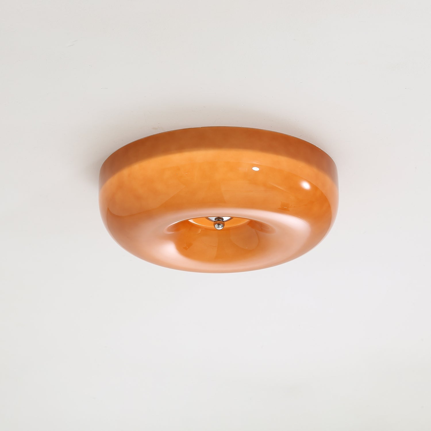 Cam Modern Minimalist Swirl Glass Ceiling Lamp-Neutral Decor