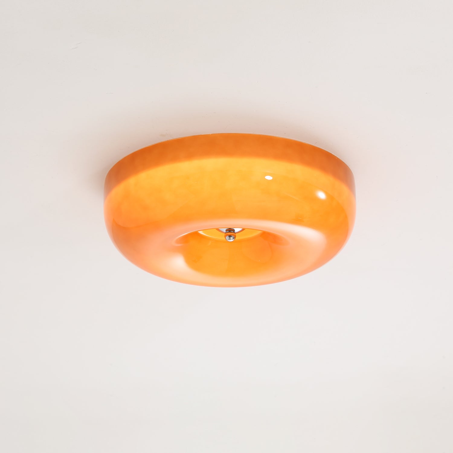 Cam Modern Minimalist Swirl Glass Ceiling Lamp-Neutral Decor