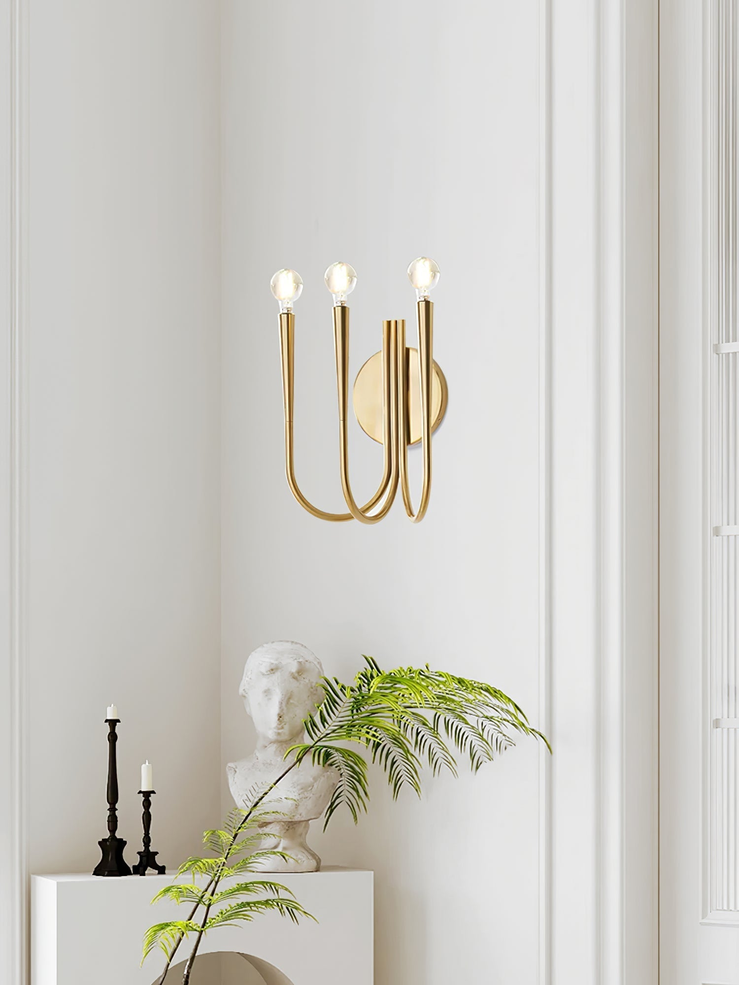 Eoveth Premium Elegance Arm Glass Wall Lamp-Neutral Decor