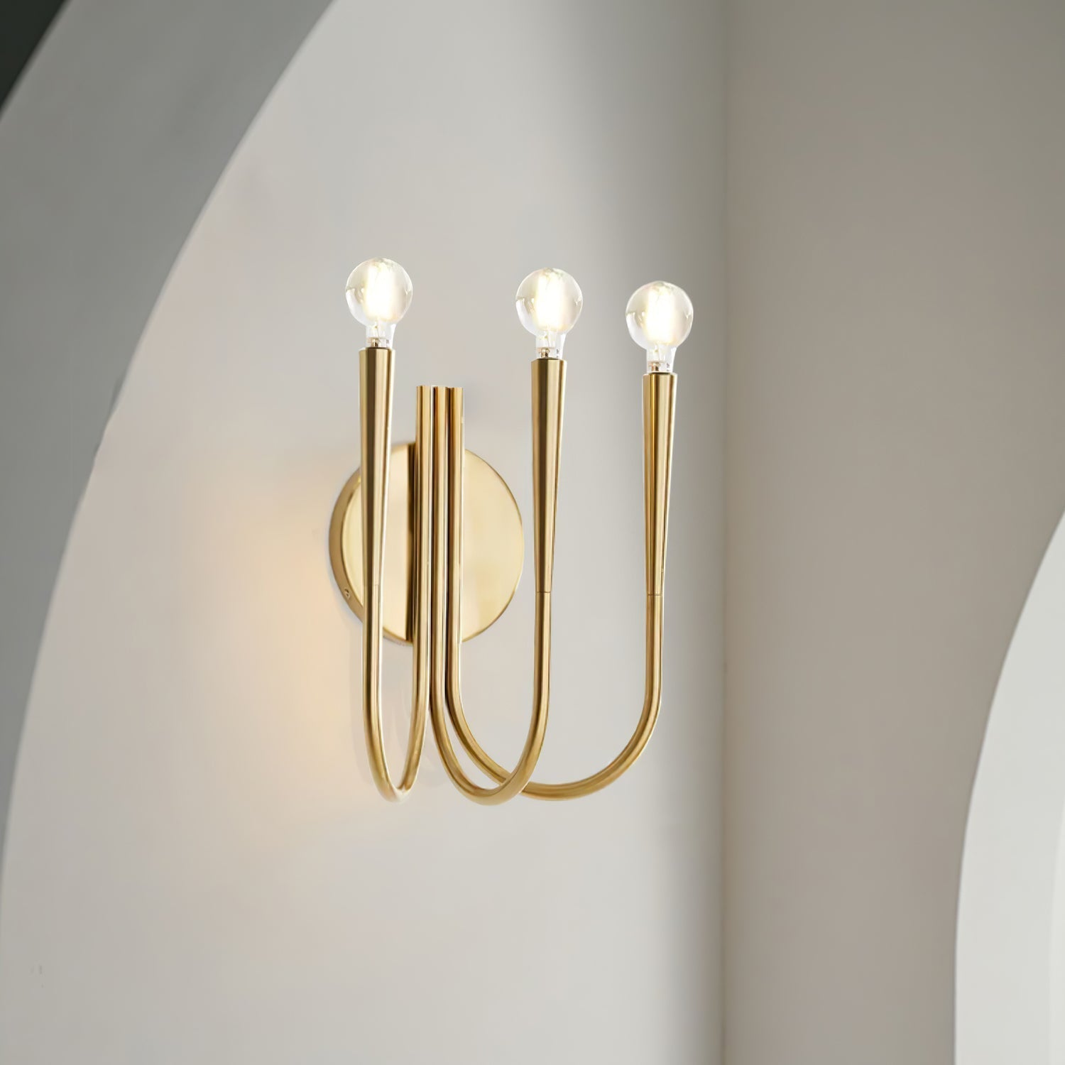 Eoveth Premium Elegance Arm Glass Wall Lamp-Neutral Decor