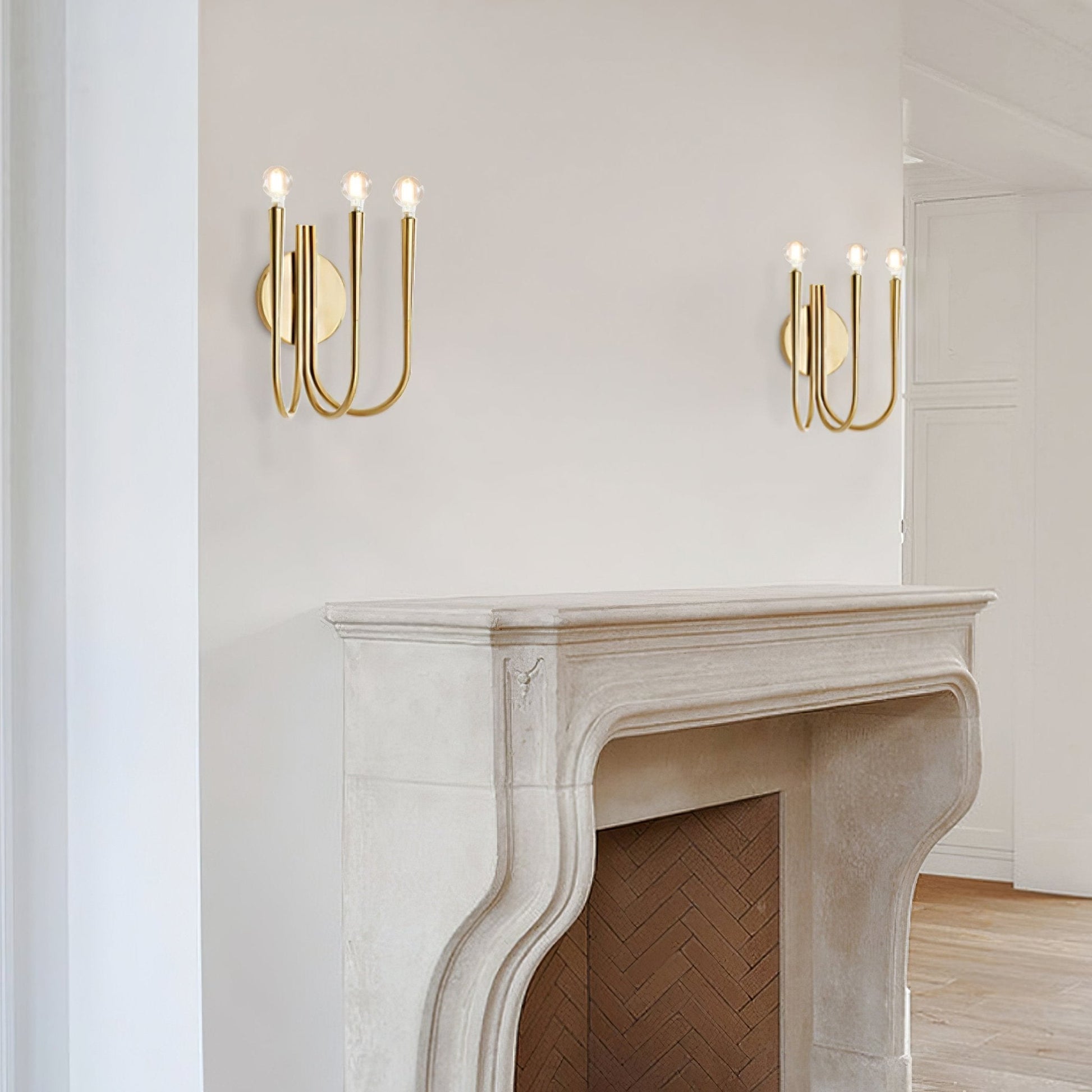 Eoveth Premium Elegance Arm Glass Wall Lamp-Neutral Decor