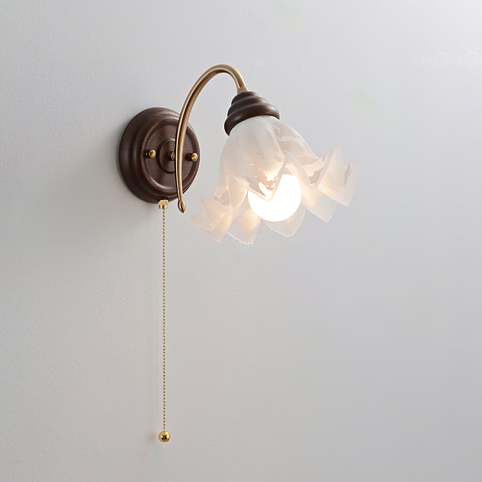 Civenan Nordic Elegance Art Glass Wall Lamp-Neutral Decor