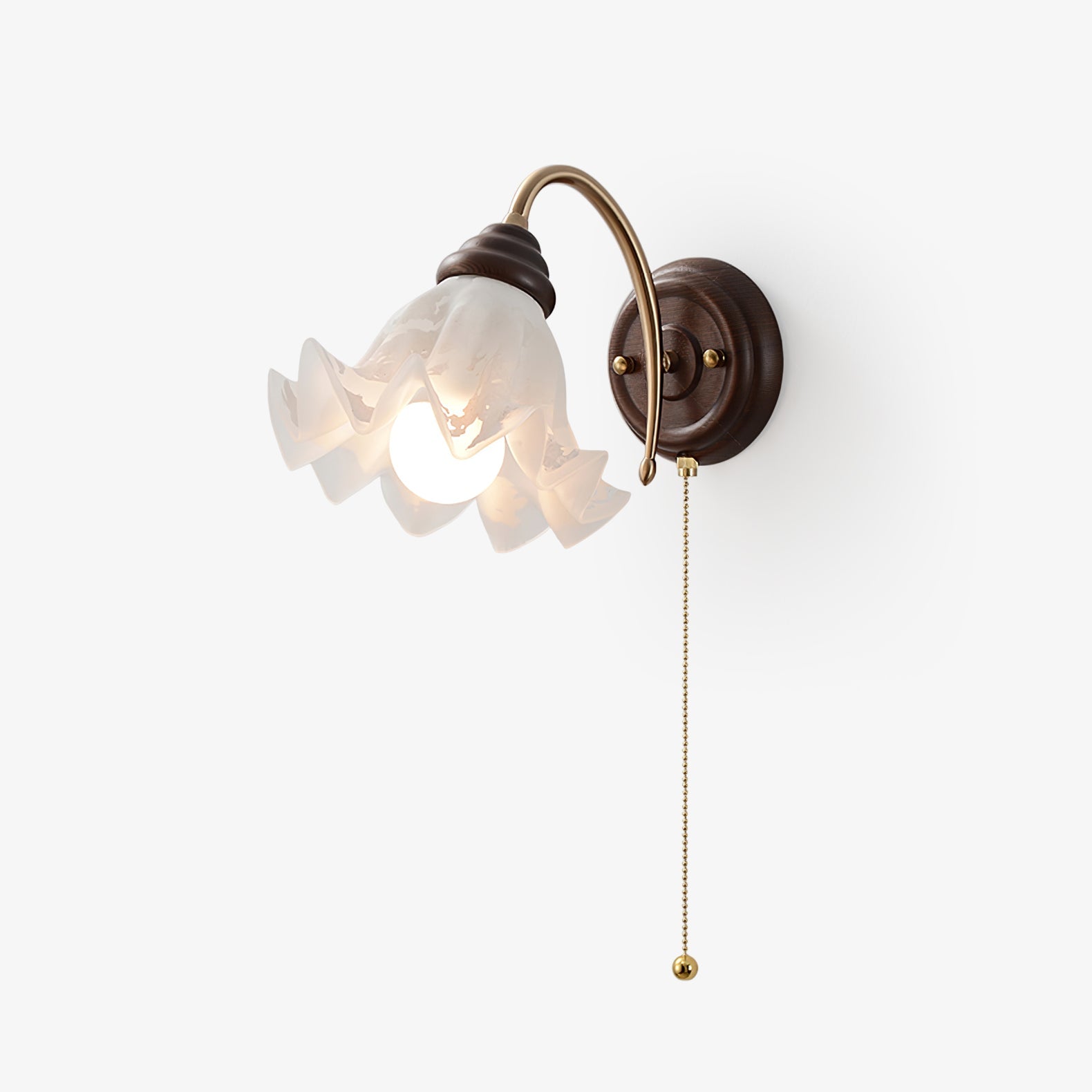 Civenan Nordic Elegance Art Glass Wall Lamp-Neutral Decor