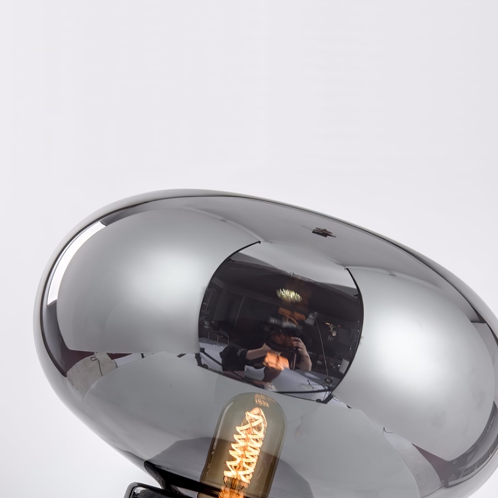 Rova Marble Industrial Table Lamp-Neutral Decor