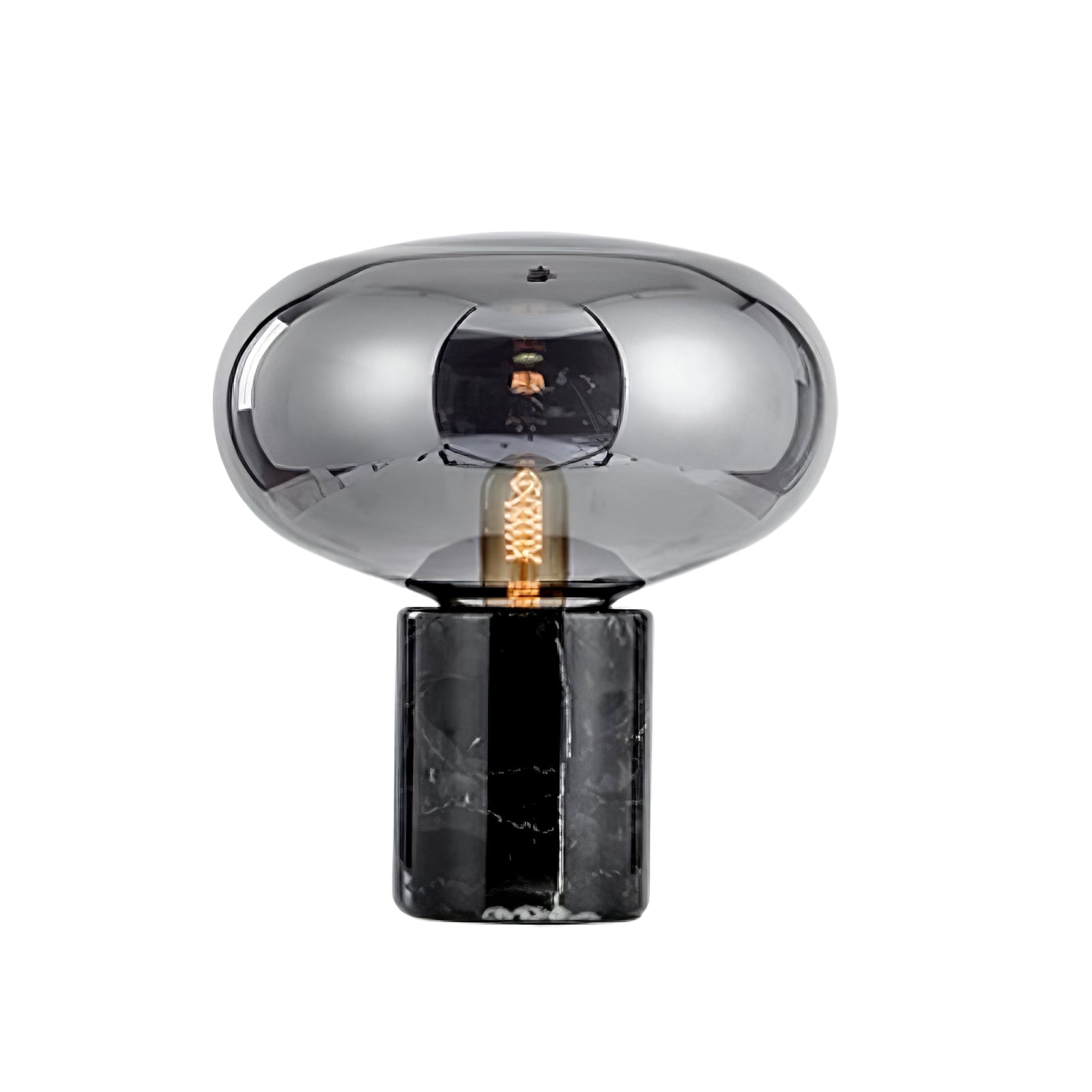 Rova Marble Industrial Table Lamp-Neutral Decor