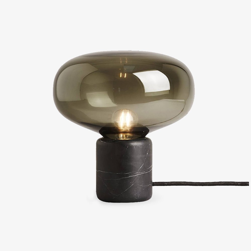 Rova Marble Industrial Table Lamp-Neutral Decor