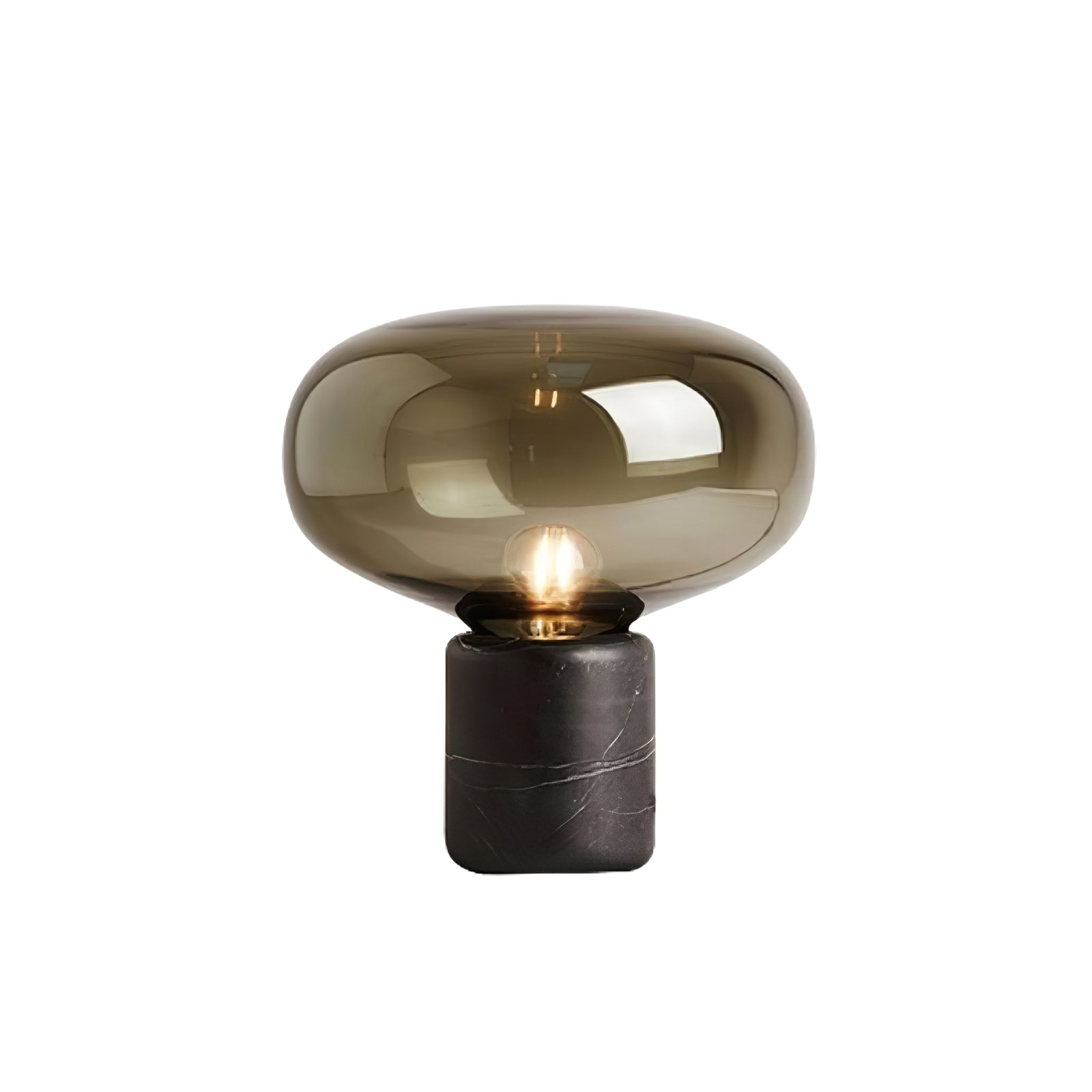 Rova Marble Industrial Table Lamp-Neutral Decor