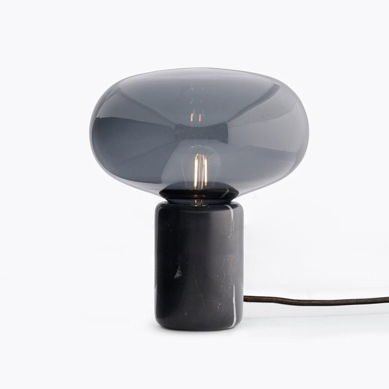 Rova Marble Industrial Table Lamp-Neutral Decor