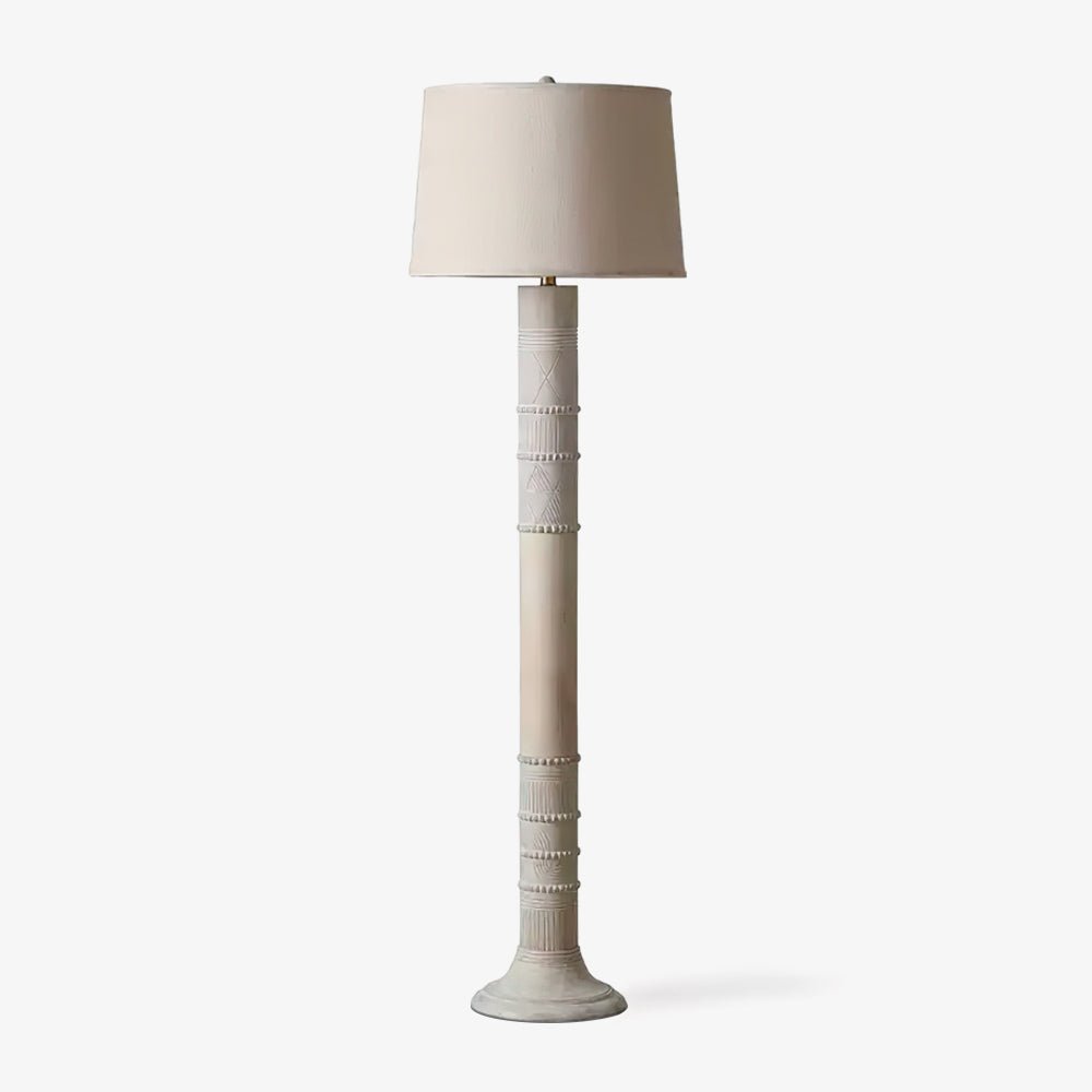 Eldon Rustic Wood Floor Lamp-Neutral Decor