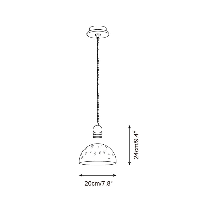 Caldera Dome Pendant Lamp