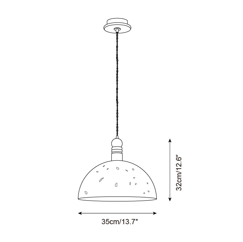 Caldera Dome Pendant Lamp