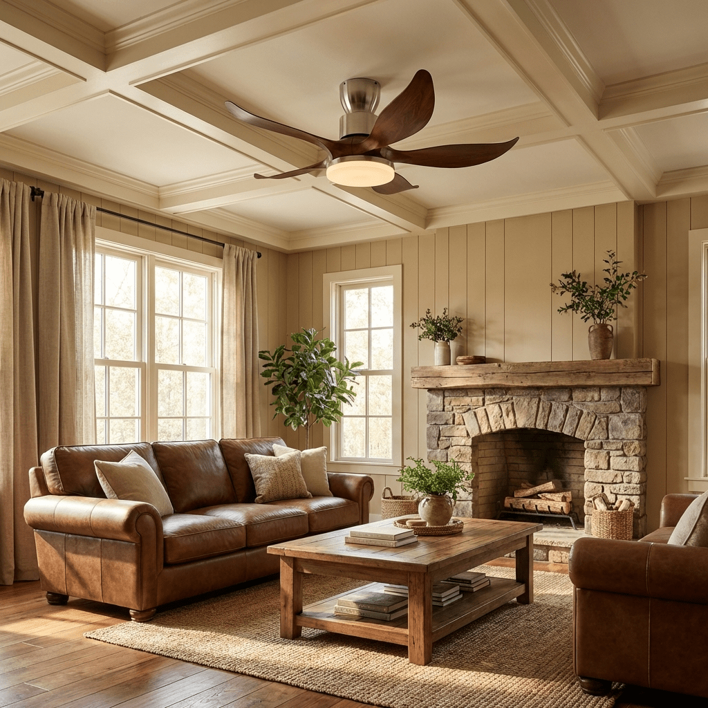 Sylvara Ceiling Fan Light-Neutral Decor