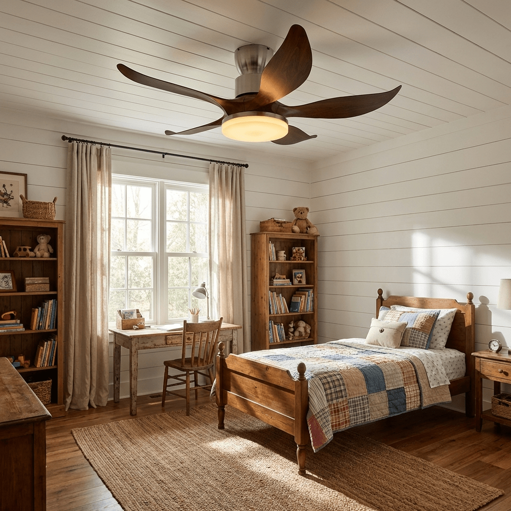 Sylvara Ceiling Fan Light-Neutral Decor