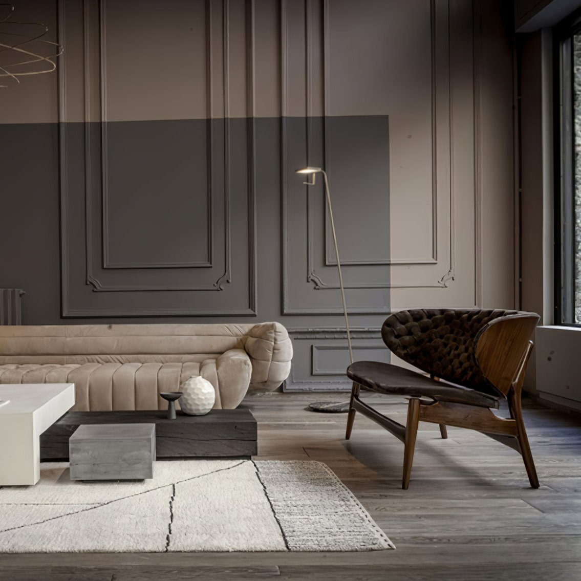 Zyra Minimalist Marble Floor Lamp-Neutral Decor