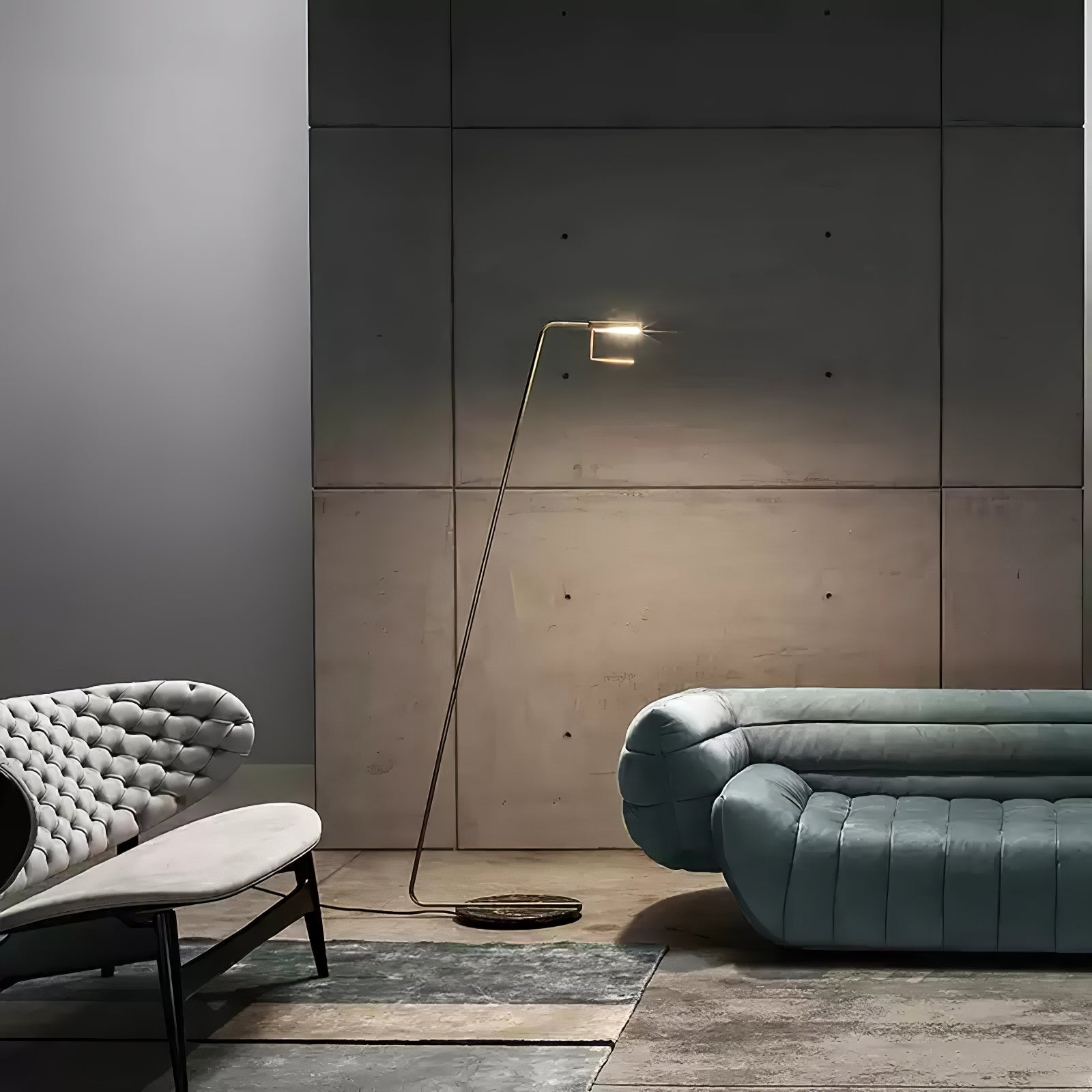 Zyra Minimalist Marble Floor Lamp-Neutral Decor