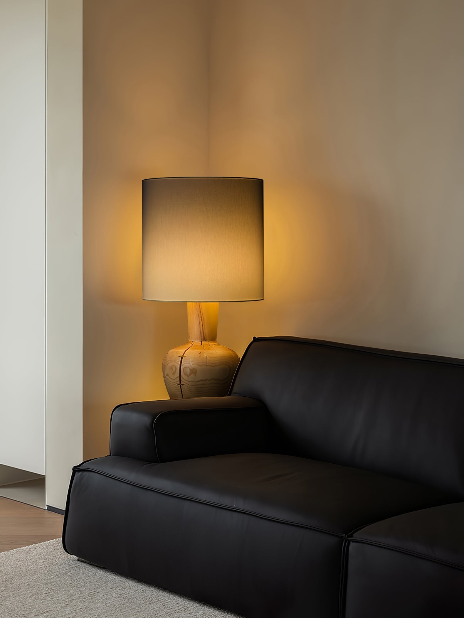 Flynis Wooden Table Lamp-Neutral Decor