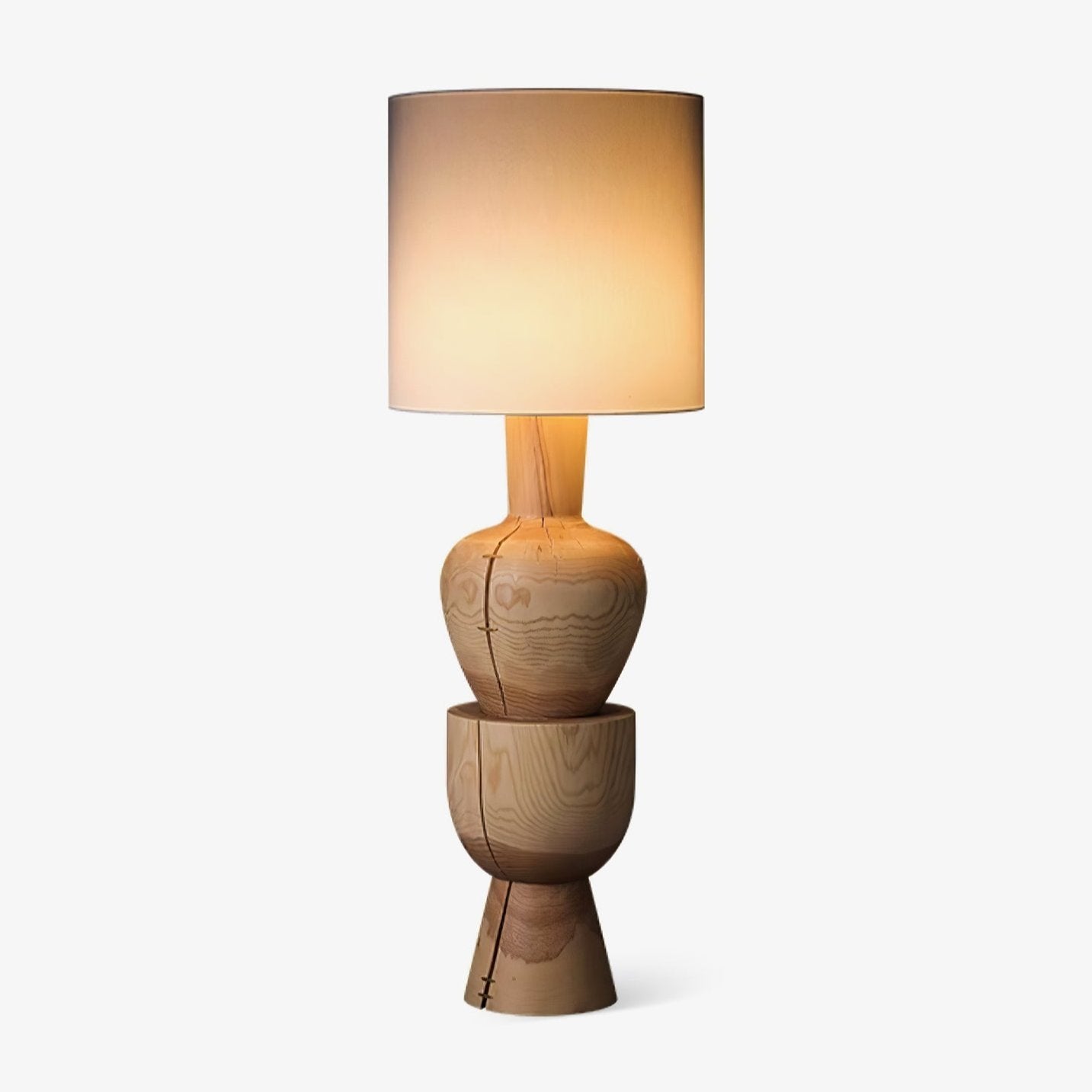 Flynis Wooden Table Lamp-Neutral Decor