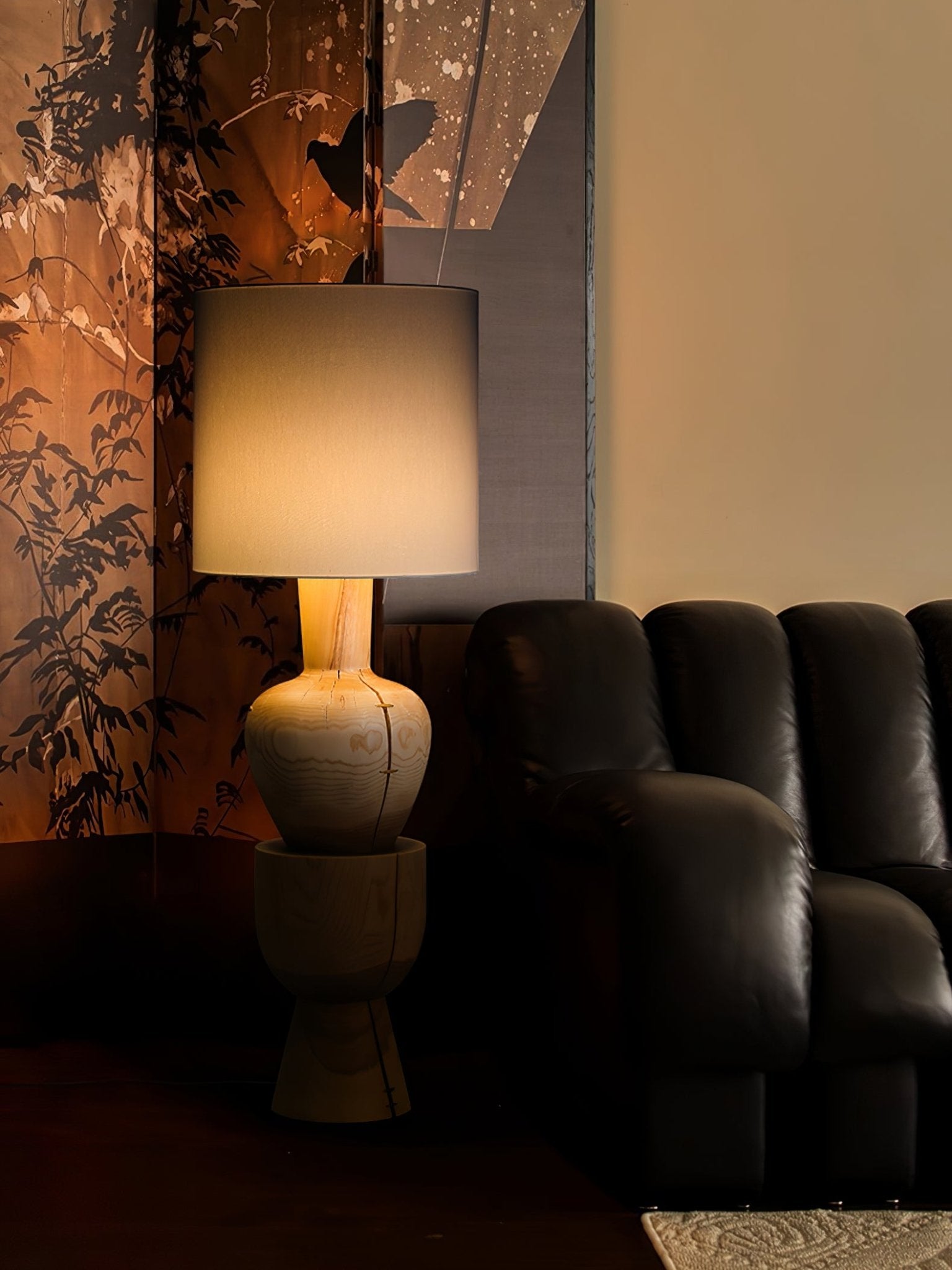 Flynis Wooden Table Lamp-Neutral Decor