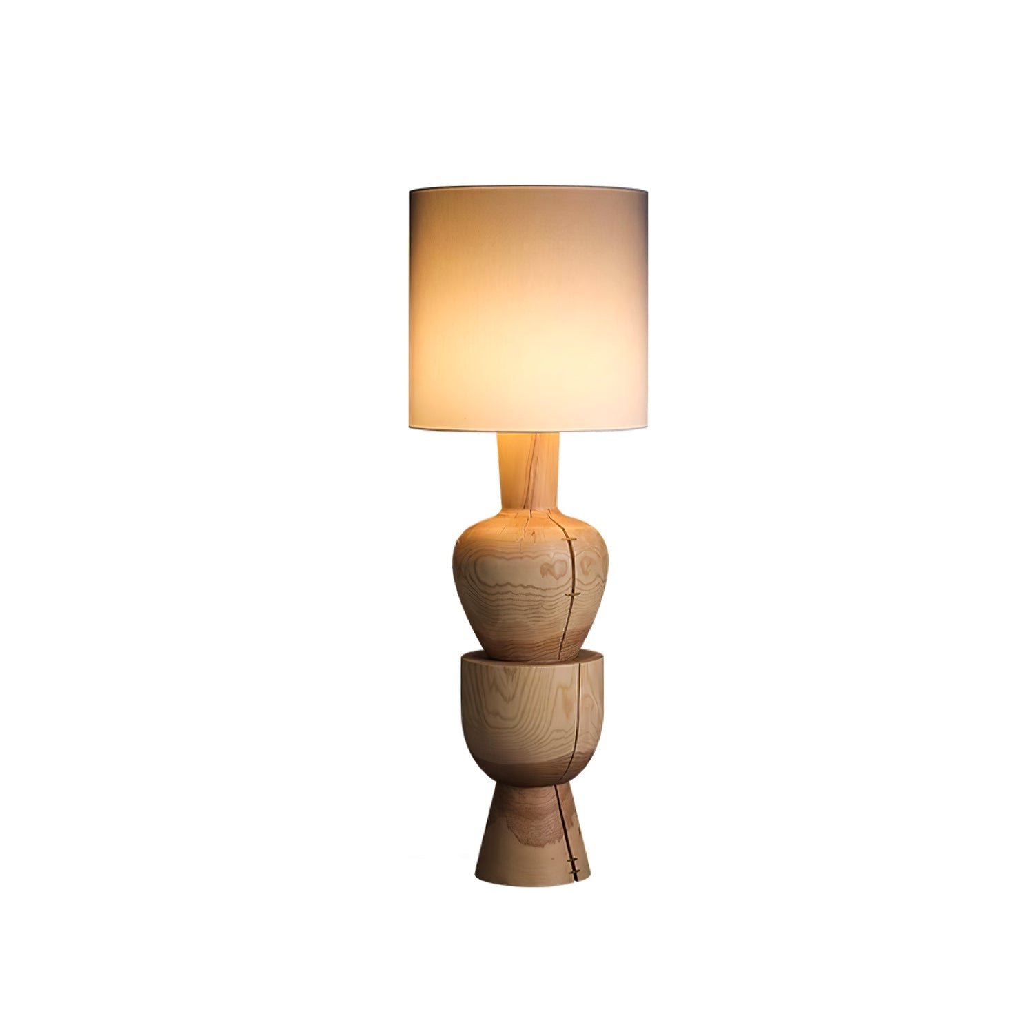 Flynis Wooden Table Lamp-Neutral Decor