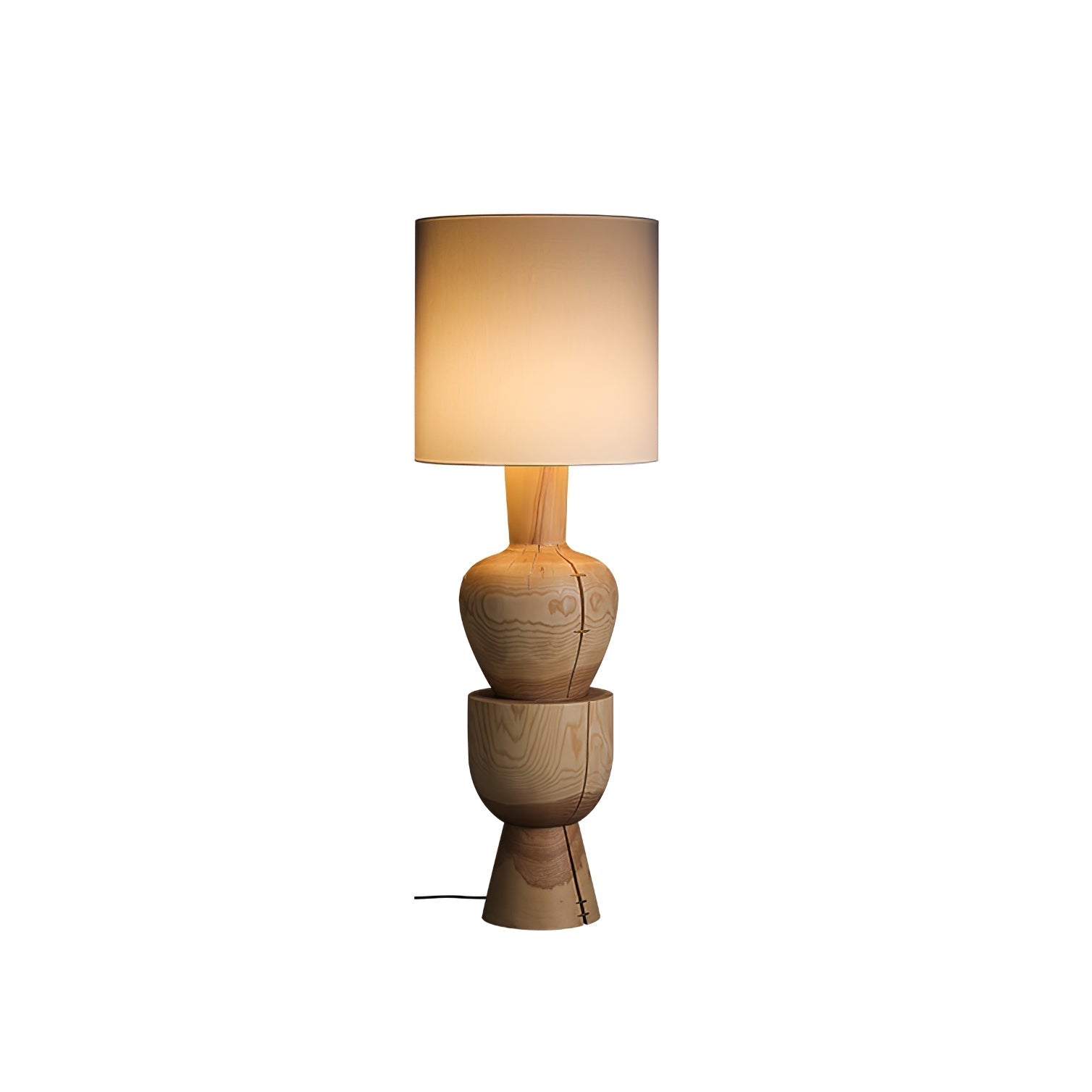 Flynis Wooden Table Lamp-Neutral Decor