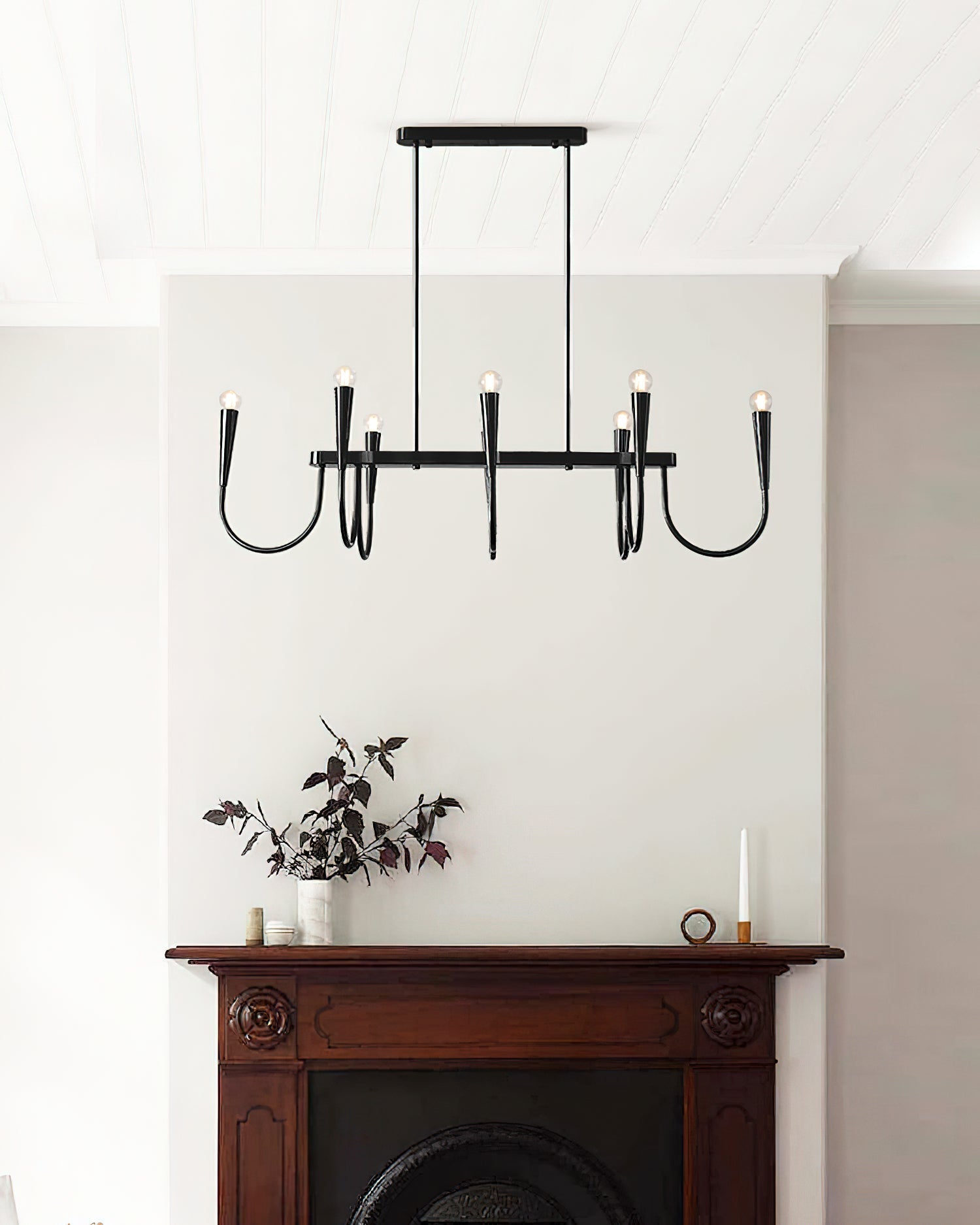 Lustra Chandelier Gold Symphony Curved Elegant-Neutral Decor