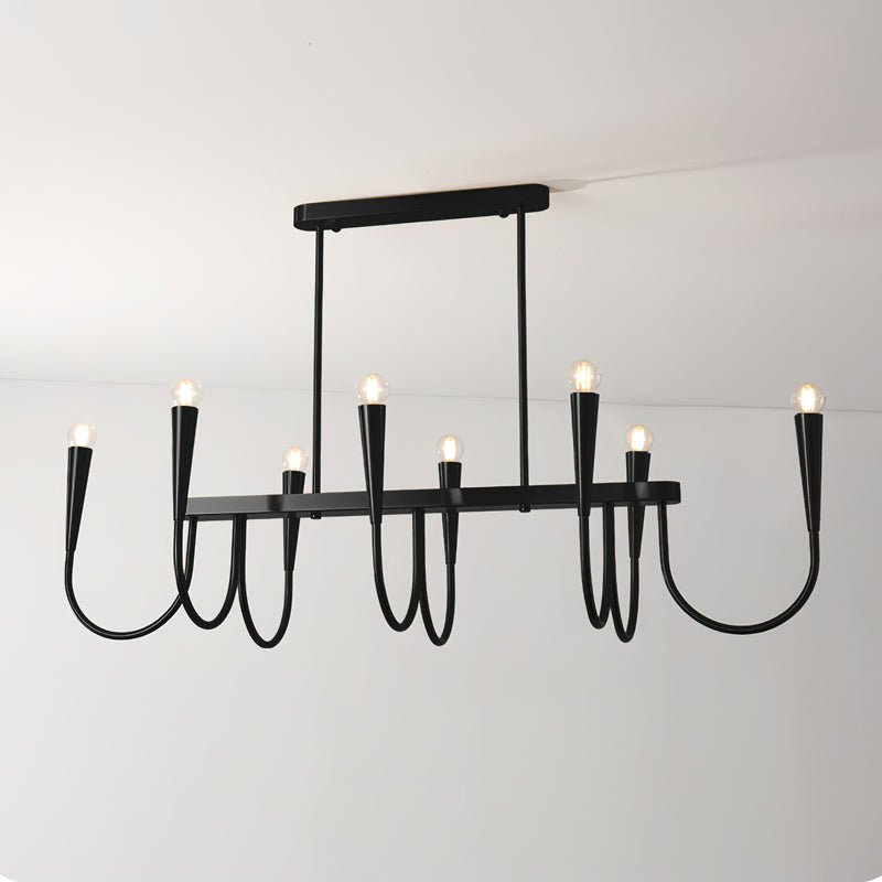 Lustra Chandelier Gold Symphony Curved Elegant-Neutral Decor