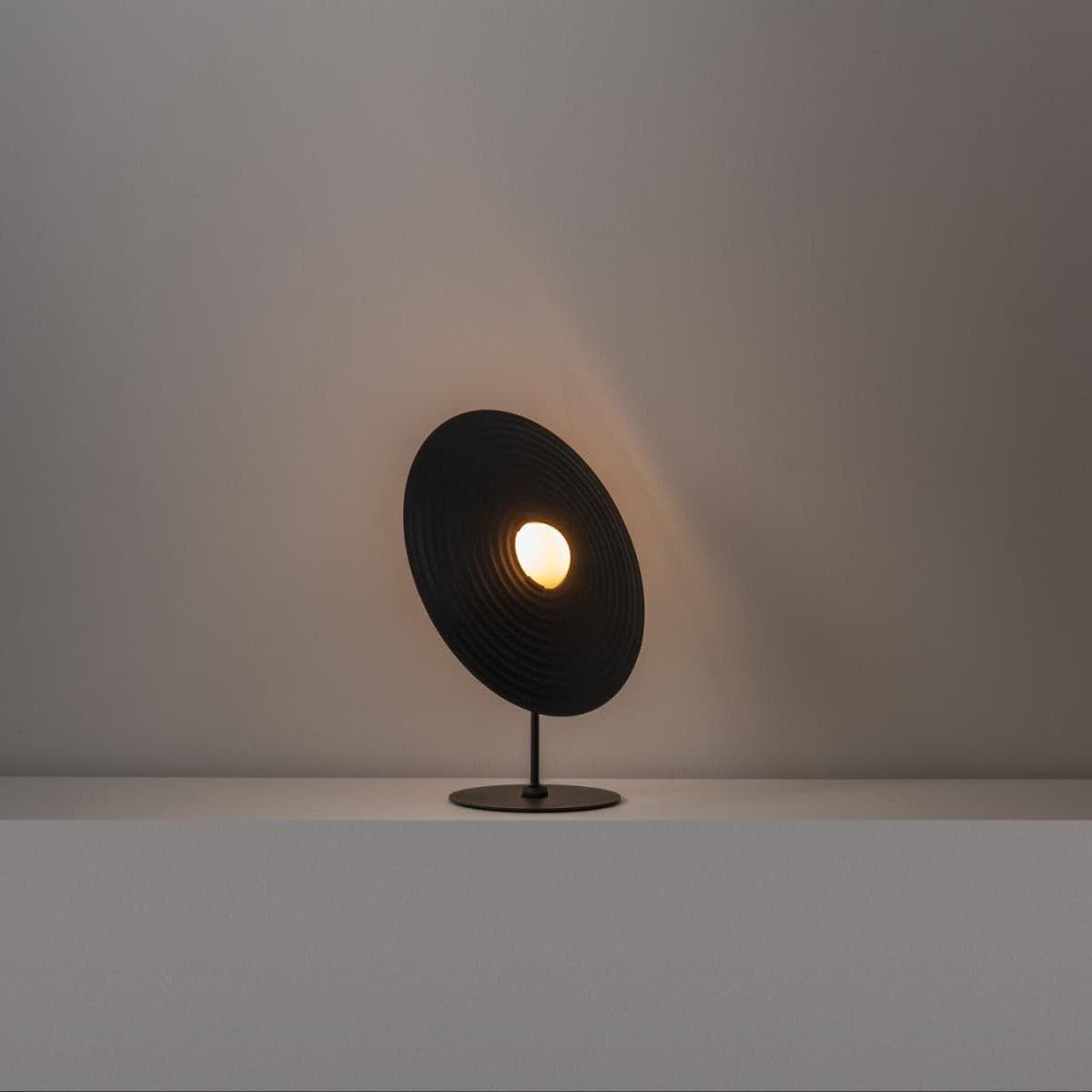 Vortex Modern Aluminum Table Lamp-Neutral Decor