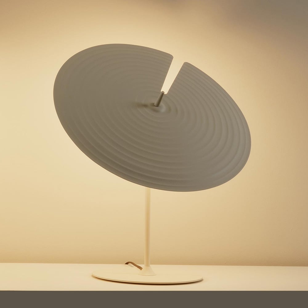 Vortex Modern Aluminum Table Lamp-Neutral Decor
