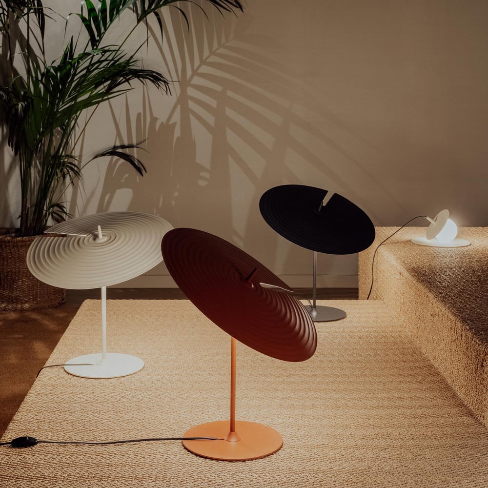 Vortex Modern Aluminum Table Lamp-Neutral Decor