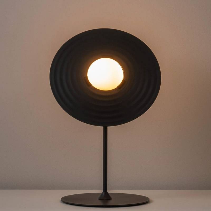 Vortex Modern Aluminum Table Lamp-Neutral Decor