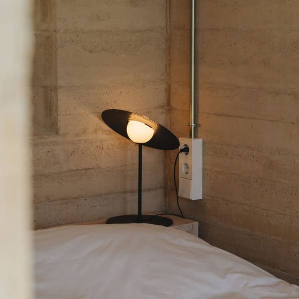 Vortex Modern Aluminum Table Lamp-Neutral Decor