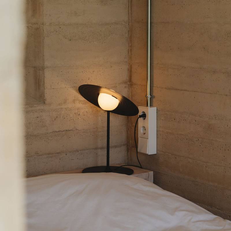 Vortex Modern Aluminum Table Lamp-Neutral Decor