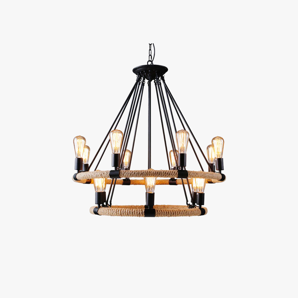 Epoch Design LED Pendant Light Black Metal Dining Room/Living Room - Neutral Decor
