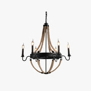 Epoch Vintage Loft Twine Pendant Light Metal Restaurant/Bar - Neutral Decor