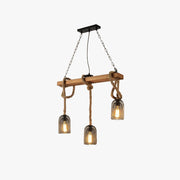 Epoch Minimalist LED Design Pendant Light Black Metal/Rope Bar/Cafe - Neutral Decor