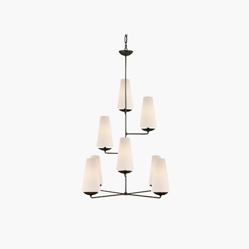 Silva Vintage LED Chandeliers White Black Bedroom Kitchen - Neutralighting
