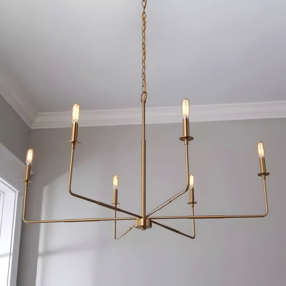 Silva Industrial Simple Rustic Metal Pendant Light, Black/Gold/Silver - Neutral Decor