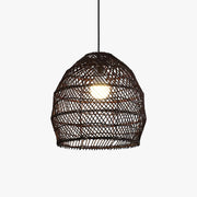 Muto Design Retro LED Pendant Light Black/Wood Wood Bedroom/Living Room/Study Room/Hall - Neutral Decor